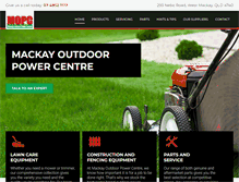 Tablet Screenshot of mackayoutdoorpowercentre.com.au